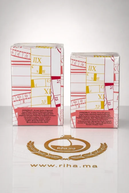 Flacon de parfum oud royal sur fond doré élégant — vue 2