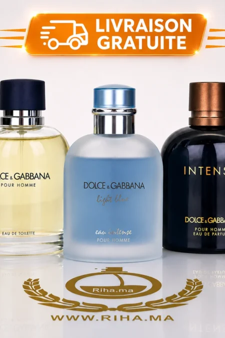 Pack decantage dolce avec trois flacons miniatures Dolce & Gabbana