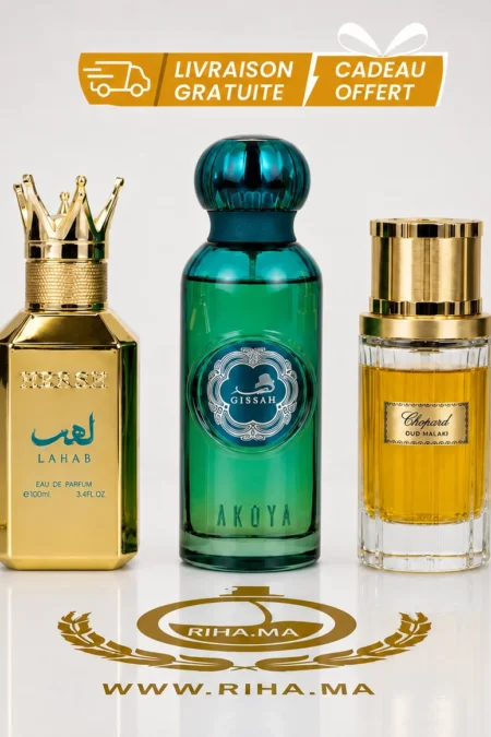 pack decantage oriental — Pack decantage gissah avec flacons de parfum orientaux