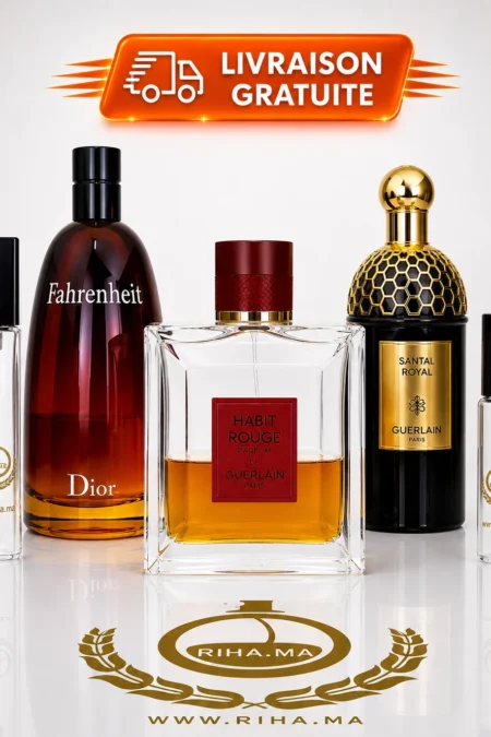 Pack décantage homme avec trois flacons de parfum