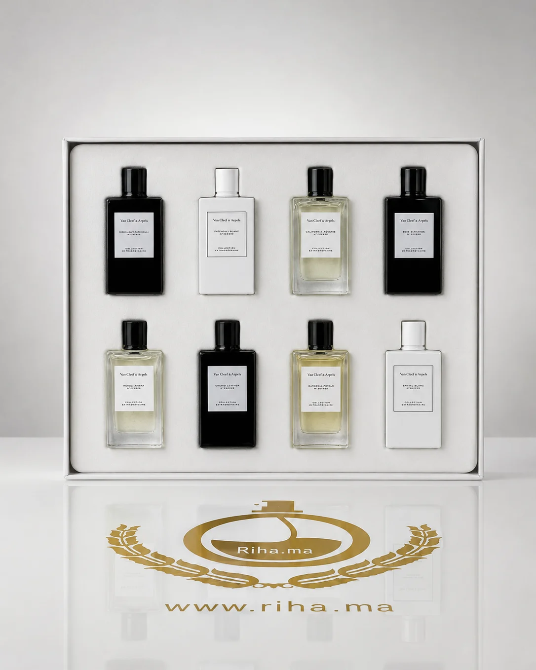 Coffret Miniature VAN CLEEF Collection Extraordinaire 8 x 7.5ml Coffret Miniature VAN CLEEF Collection Extraordinaire 8 x 7.5ml — parfum de luxe au Maroc