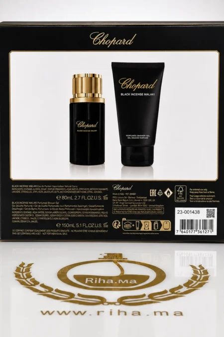 Coffret Chopard Black Incense Malaki Eau de parfum 100ml — parfum de luxe au Maroc — vue 2
