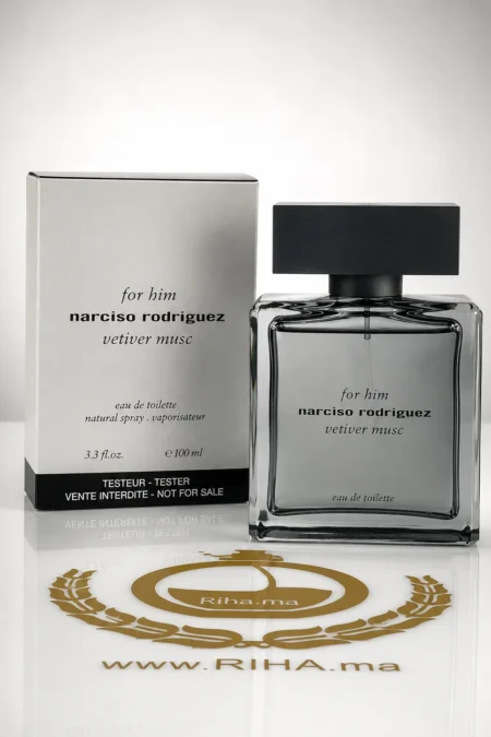 Tester Narciso Rodriguez For Him Vetiver Musc — parfum de luxe au Maroc