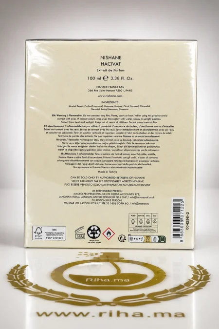 Nishane Hacivat Extrait de Parfum 100 ml — parfum de luxe au Maroc — vue 2