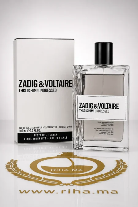 Tester Zadig&Voltaire This Is Him Undressed 100ml — parfum de luxe au Maroc
