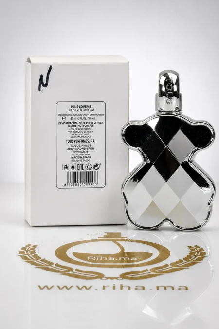 Tester Tous loveme The Silver pour femme 90ml — parfum de luxe au Maroc