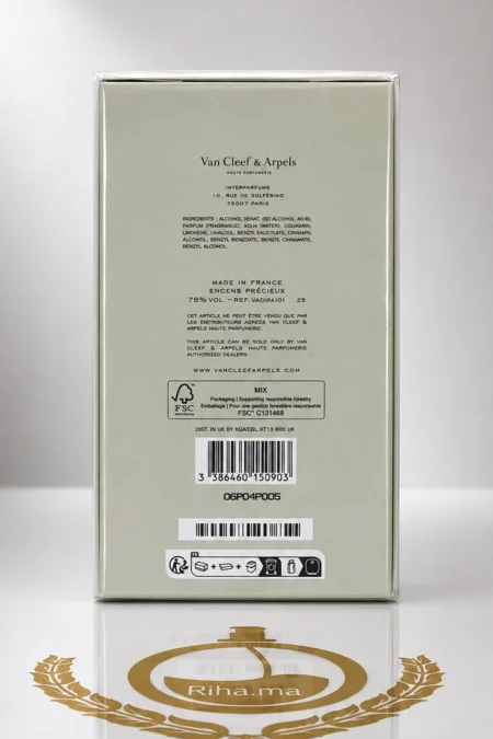 Encens Precieux Van Cleef & Arpels — parfum de luxe au Maroc — vue 2