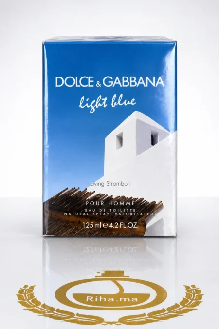 Light Blue Living Stromboli Dolce&Gabbana Eau De Toilete pour homme 75ml — parfum de luxe au Maroc