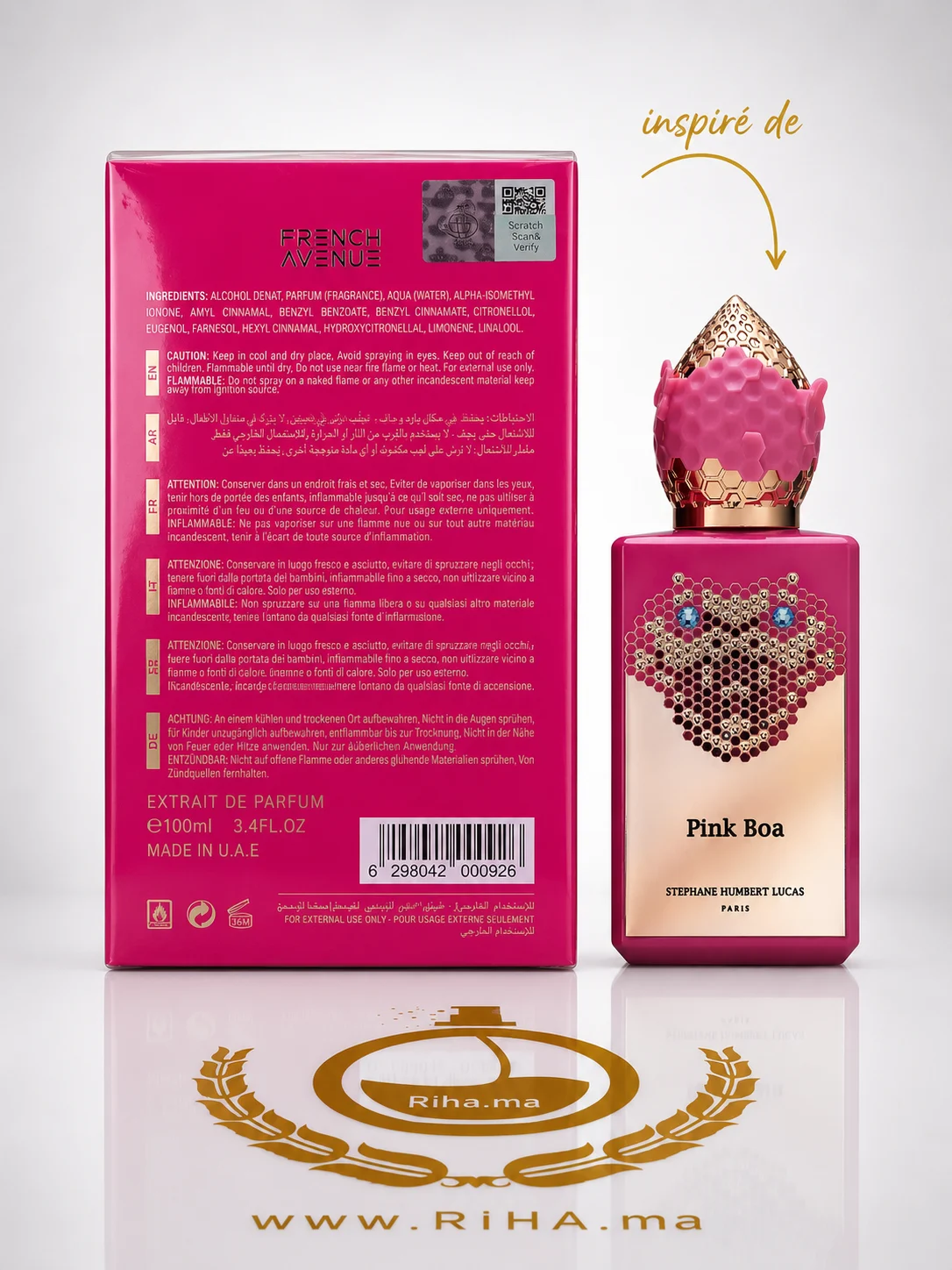 Vulcan Baie French Avenue Extrait de Parfum Pour Femme 100 ML Authentic — photo 2 Vulcan Baie French Avenue Extrait de Parfum Pour Femme 100 ML Authentic — parfum de luxe au Maroc — vue 2