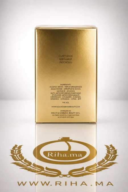 Dolce & Gabanna The One Gold Eau DE Parfum Intense Pour Homme 100ml — parfum de luxe au Maroc — vue 2