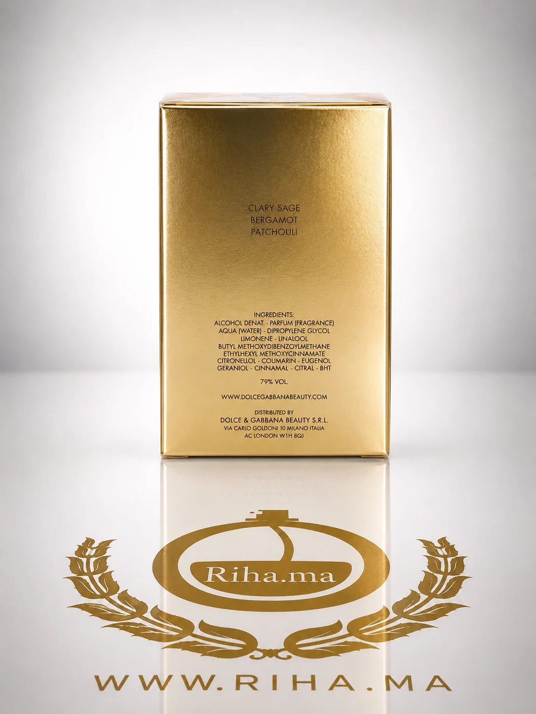 Dolce & Gabanna The One Gold Eau DE Parfum Intense Pour Homme 100ml — photo 2 Dolce & Gabanna The One Gold Eau DE Parfum Intense Pour Homme 100ml — parfum de luxe au Maroc — vue 2