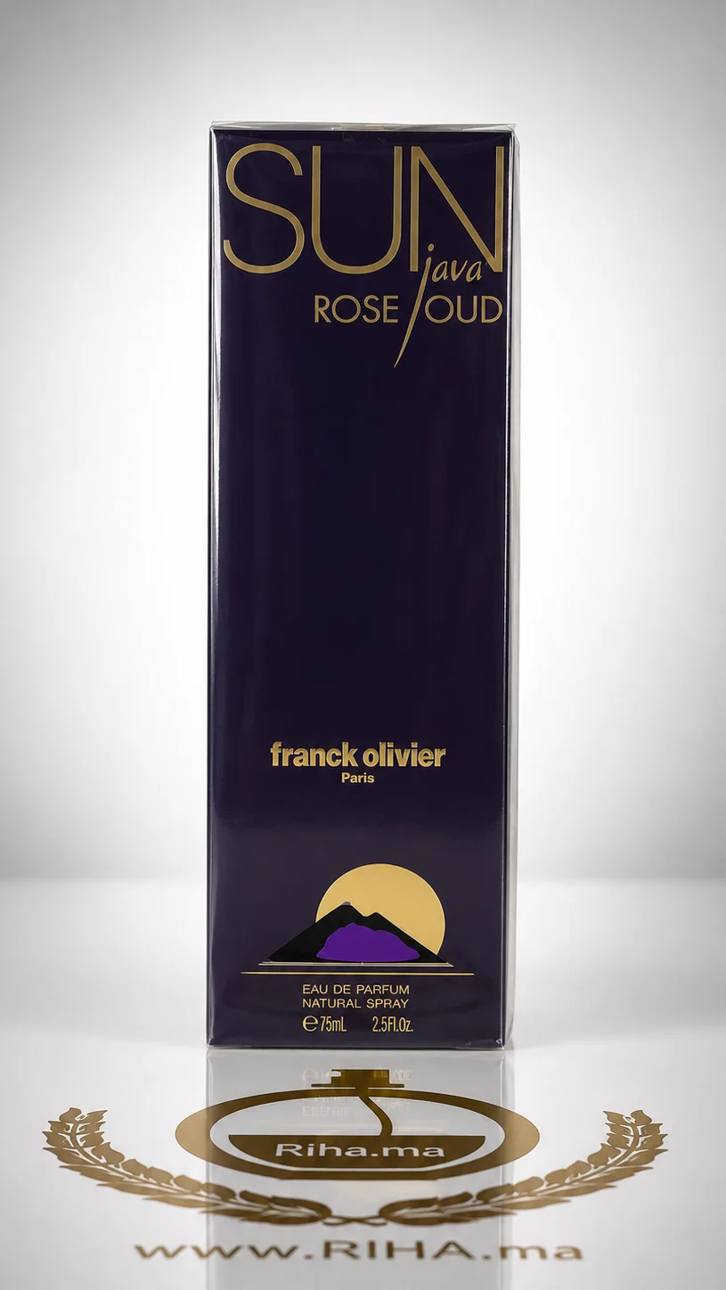 Sun Java Rose Oud FranCk olivier Eau de parfum 75ml Flacon de Sun Java Rose Oud parfum mixte élégant