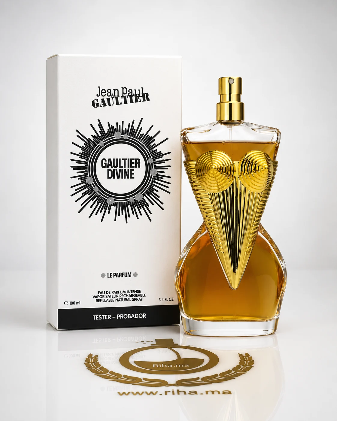 Tester Gaultier Divine Jean Paul Gaultier Le Parfum Pour Femme 100ML tester gaultier divine jean paul gaultier — Flacon tester du parfum Gaultier Divine Jean Paul Gaultier