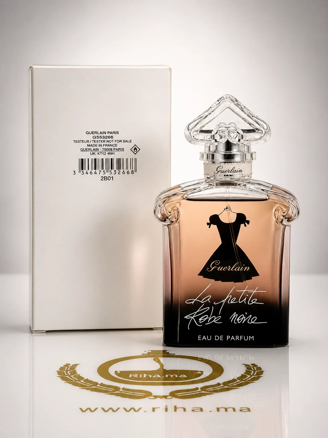 Tester la petite robe noire eau de parfum 100ml Tester la petite robe noire flacon de parfum Guerlain 100ml