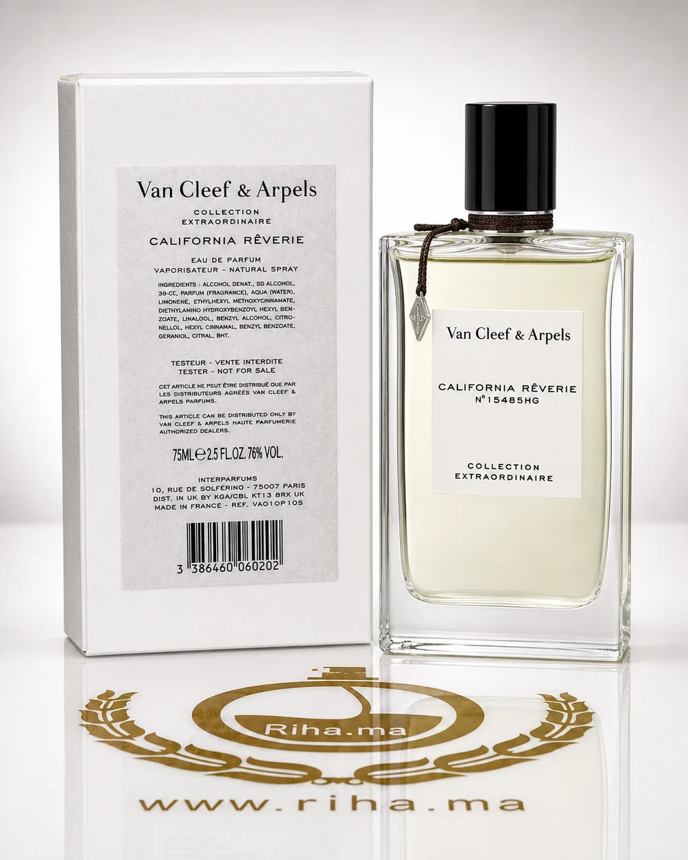 Tester Van Cleef & Arpels California Réverie eau de parfum 75ml tester van cleef — Flacon tester de parfum California Reverie Van Cleef Arpels
