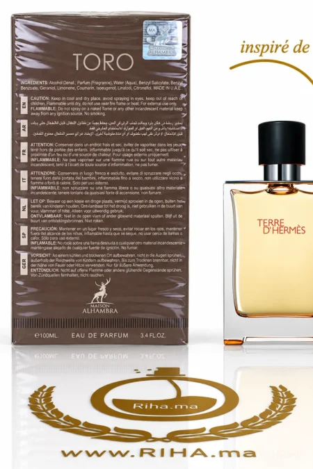 Flacon de parfum toro pour homme glace avec boîte élégante — vue 2