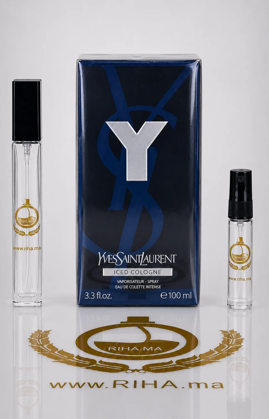 Y Iced Cologne Yves Saint Laurent – Décantage 10ml Flacon de décantage y iced cologne Yves Saint Laurent 10ml