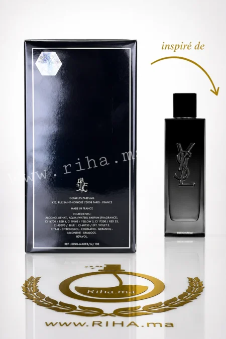 Flacon de parfum Yes I Am The King Kingmaker sur fond sombre — vue 2