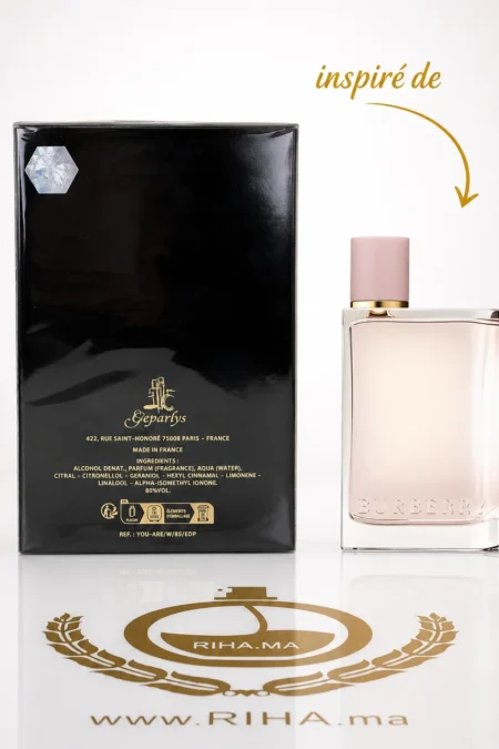 Flacon de You Are Geparlys Parfums pour femme sur fond pastel — vue 2