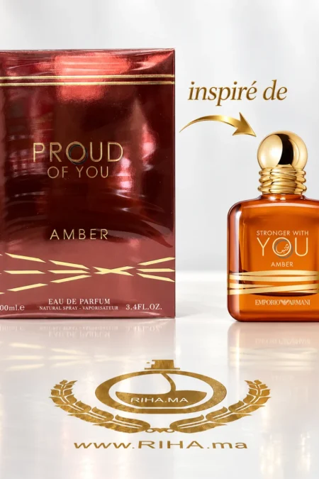 Flacon de Proud of you amber eau de parfum 100 ml