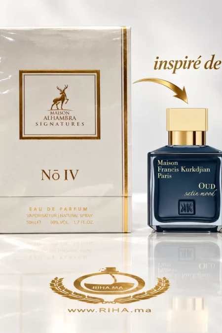 Flacon Signature NO IV eau de parfum 50 ml sur fond clair